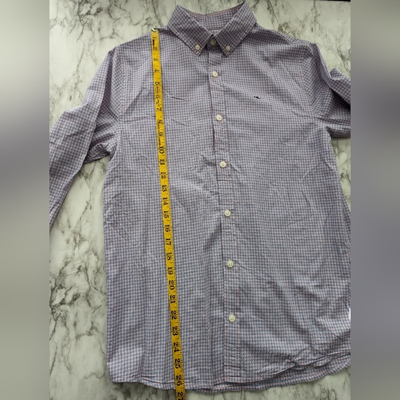 Boy's Vineyard Vines Button Down Dress Shirt size 16 Large - Picture 6 of 8